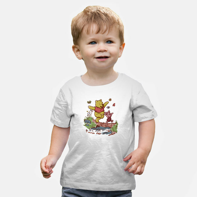 A Stroll In The Woods-Baby-Basic-Tee-Xentee