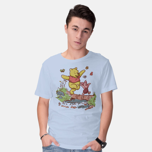 A Stroll In The Woods-Mens-Basic-Tee-Xentee