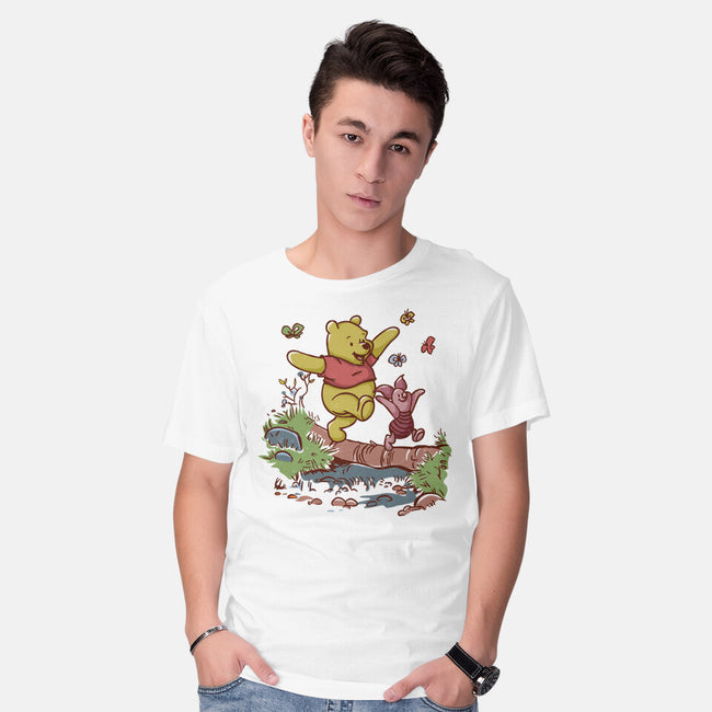 A Stroll In The Woods-Mens-Basic-Tee-Xentee