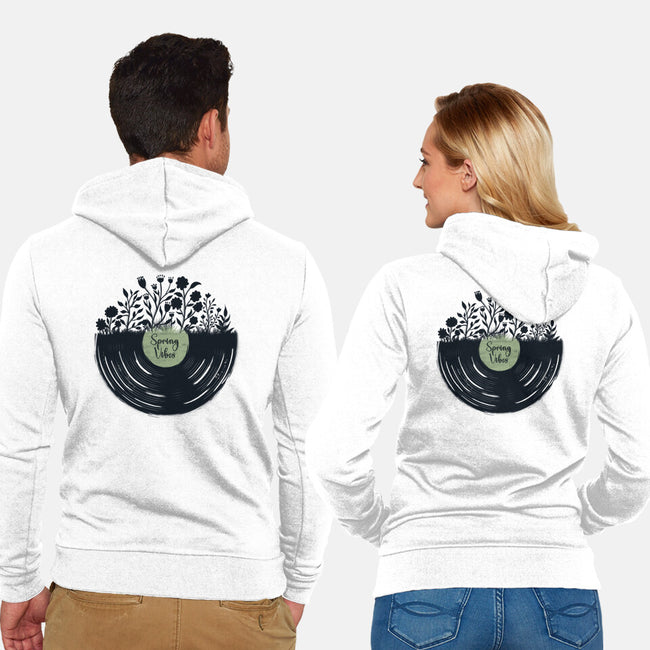 Spring Vibes-Unisex-Zip-Up-Sweatshirt-NMdesign