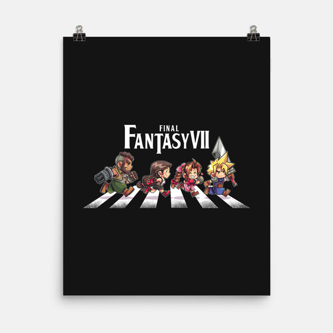 FFVII Road-None-Matte-Poster-2DFeer