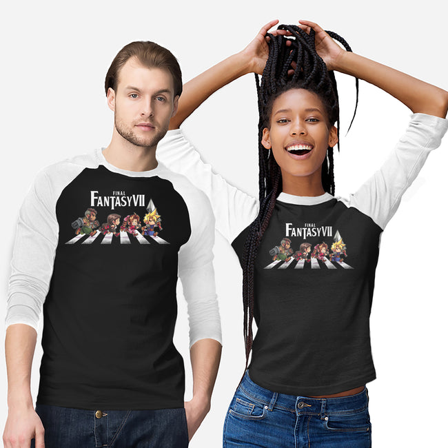 FFVII Road-Unisex-Baseball-Tee-2DFeer