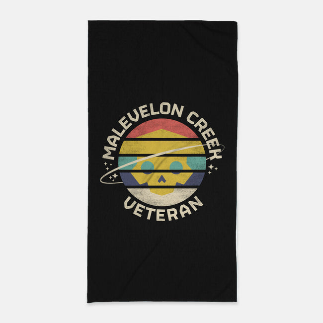 Malevelon Creek Veteran-None-Beach-Towel-rocketman_art