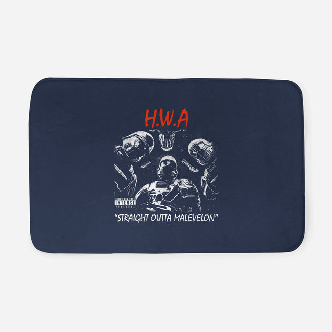 HWA Straight Outta Malevelon-None-Memory Foam-Bath Mat-rocketman_art