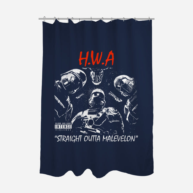 HWA Straight Outta Malevelon-None-Polyester-Shower Curtain-rocketman_art