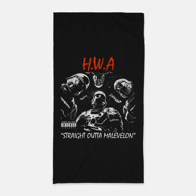 HWA Straight Outta Malevelon-None-Beach-Towel-rocketman_art