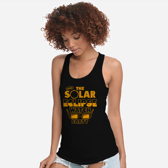 The Total Solar Eclipse-Womens-Racerback-Tank-Boggs Nicolas