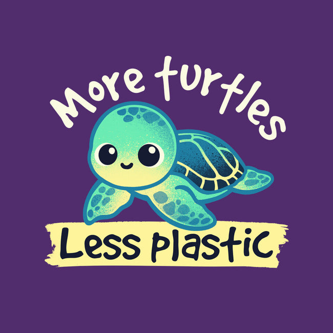 More Turtles Less Plastic-None-Beach-Towel-NemiMakeit