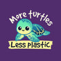 More Turtles Less Plastic-None-Beach-Towel-NemiMakeit