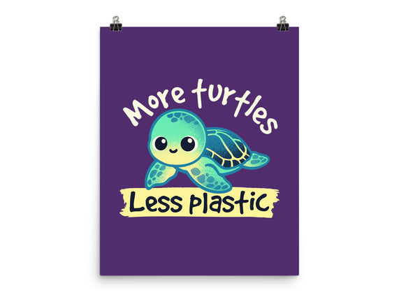 More Turtles Less Plastic