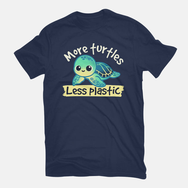 More Turtles Less Plastic-Youth-Basic-Tee-NemiMakeit