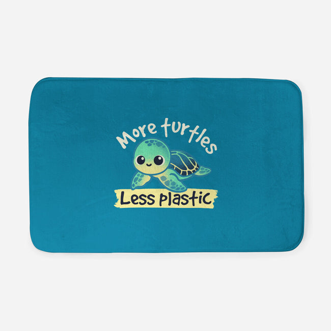 More Turtles Less Plastic-None-Memory Foam-Bath Mat-NemiMakeit