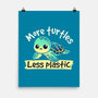 More Turtles Less Plastic-None-Matte-Poster-NemiMakeit