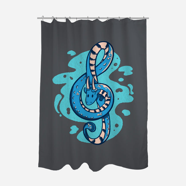 Dragon Song Magic-None-Polyester-Shower Curtain-tobefonseca