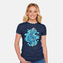 Dragon Song Magic-Womens-Fitted-Tee-tobefonseca