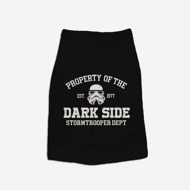 Property Of Dark Side-Cat-Basic-Pet Tank-Melonseta