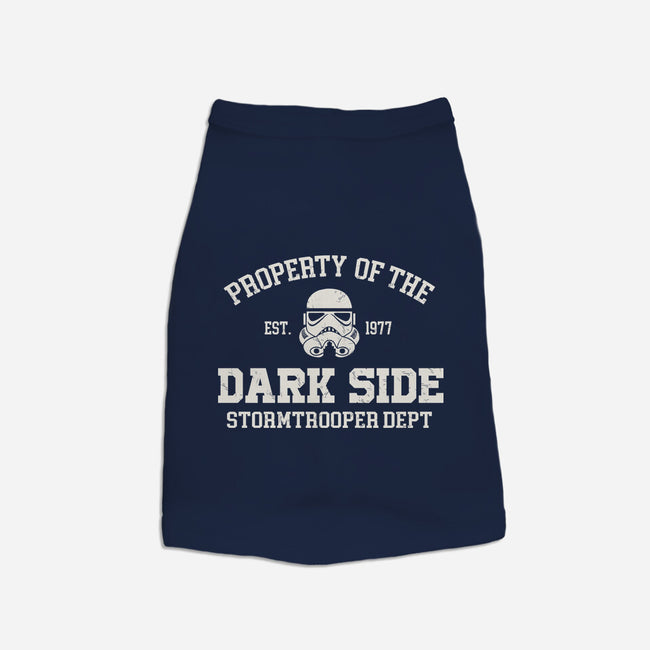 Property Of Dark Side-Cat-Basic-Pet Tank-Melonseta