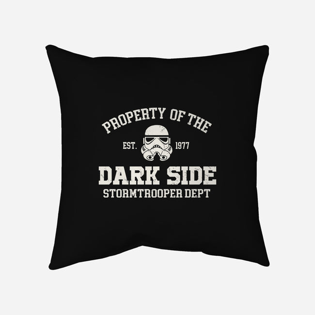 Property Of Dark Side-None-Removable Cover-Throw Pillow-Melonseta