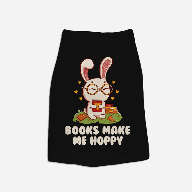 Books Make Me Hoppy-Cat-Basic-Pet Tank-tobefonseca