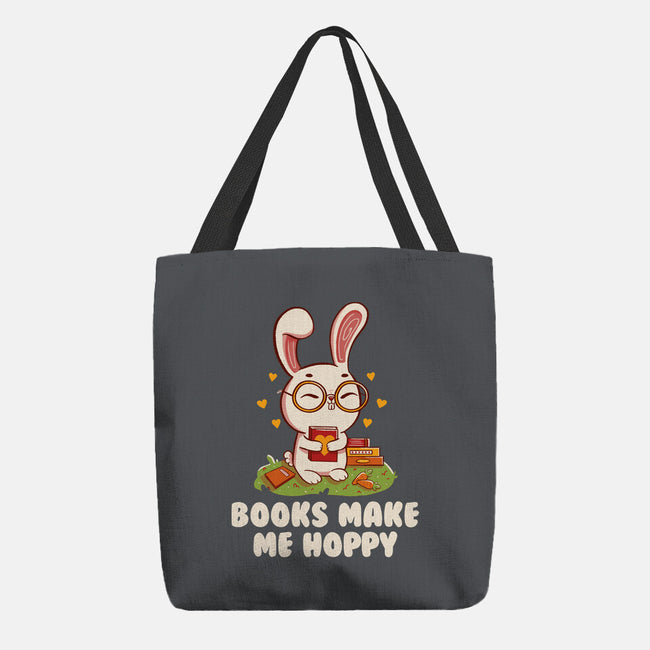 Books Make Me Hoppy-None-Basic Tote-Bag-tobefonseca