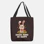 Books Make Me Hoppy-None-Basic Tote-Bag-tobefonseca