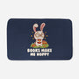 Books Make Me Hoppy-None-Memory Foam-Bath Mat-tobefonseca