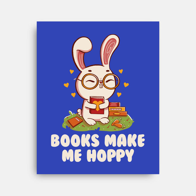 Books Make Me Hoppy-None-Stretched-Canvas-tobefonseca