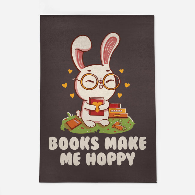 Books Make Me Hoppy-None-Indoor-Rug-tobefonseca