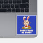 Books Make Me Hoppy-None-Glossy-Sticker-tobefonseca