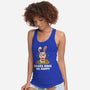 Books Make Me Hoppy-Womens-Racerback-Tank-tobefonseca