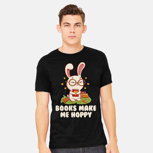 Books Make Me Hoppy-Mens-Heavyweight-Tee-tobefonseca