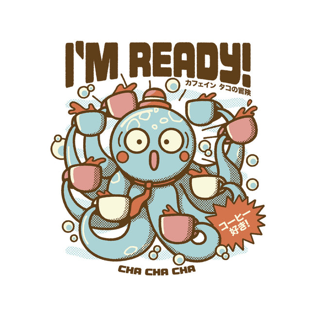 I'm Ready Coffee Octopus-Womens-Off Shoulder-Sweatshirt-tobefonseca