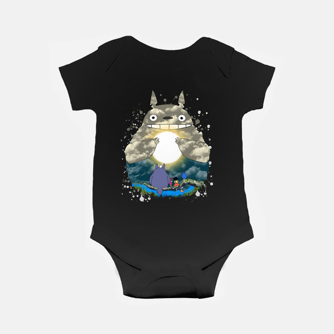 Totoro Moonlight-Baby-Basic-Onesie-JamesQJO