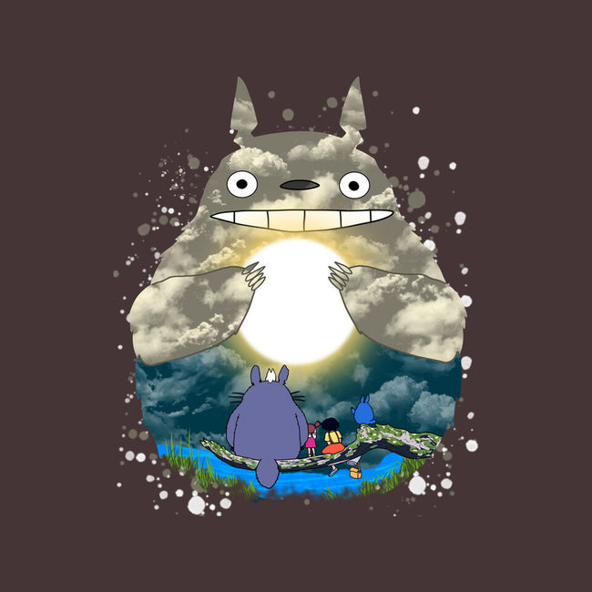 Totoro Moonlight-None-Polyester-Shower Curtain-JamesQJO