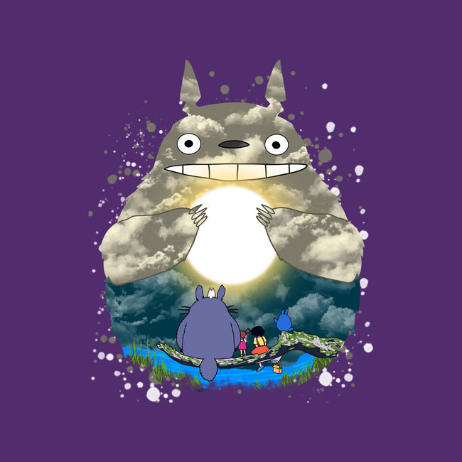 Totoro Moonlight-Womens-Off Shoulder-Tee-JamesQJO