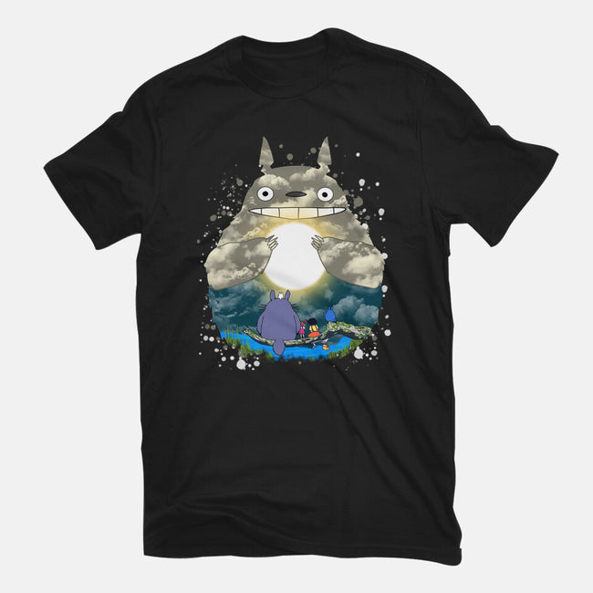 Totoro Moonlight-Mens-Basic-Tee-JamesQJO