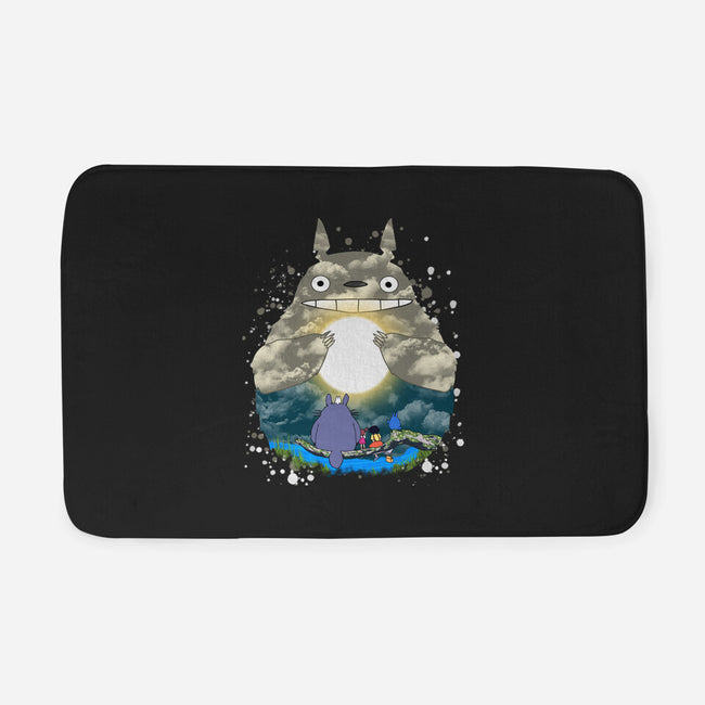 Totoro Moonlight-None-Memory Foam-Bath Mat-JamesQJO