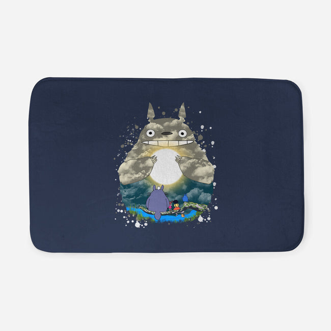 Totoro Moonlight-None-Memory Foam-Bath Mat-JamesQJO