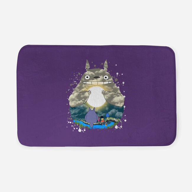 Totoro Moonlight-None-Memory Foam-Bath Mat-JamesQJO