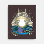 Totoro Moonlight-None-Stretched-Canvas-JamesQJO