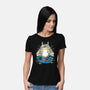 Totoro Moonlight-Womens-Basic-Tee-JamesQJO