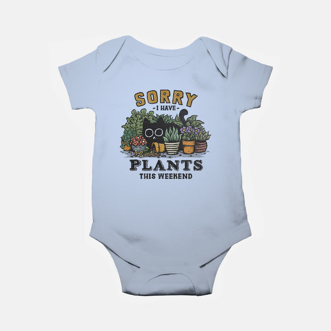 I Have Plants This Weekend-Baby-Basic-Onesie-kg07