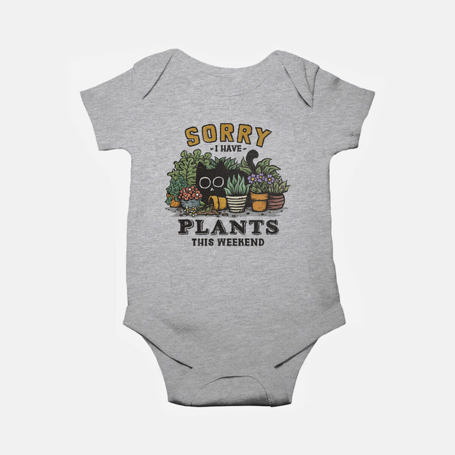 I Have Plants This Weekend-Baby-Basic-Onesie-kg07