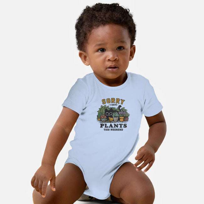 I Have Plants This Weekend-Baby-Basic-Onesie-kg07