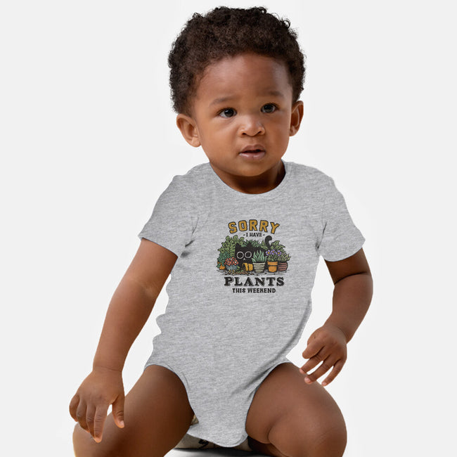 I Have Plants This Weekend-Baby-Basic-Onesie-kg07