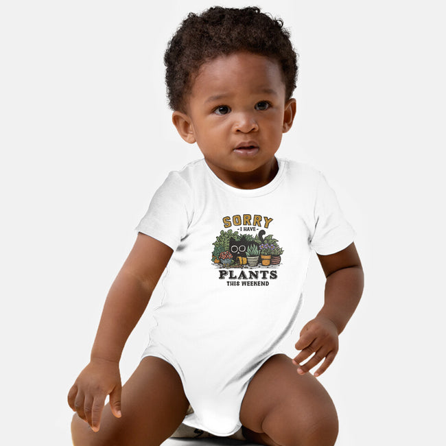 I Have Plants This Weekend-Baby-Basic-Onesie-kg07