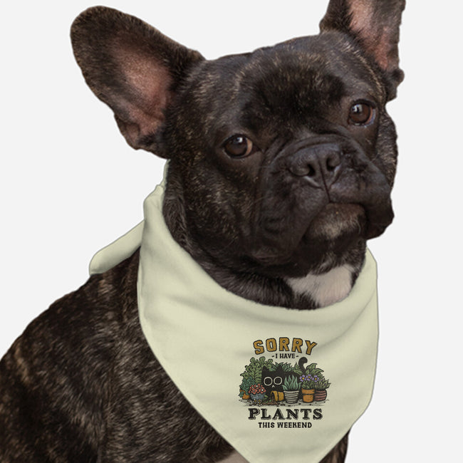 I Have Plants This Weekend-Dog-Bandana-Pet Collar-kg07