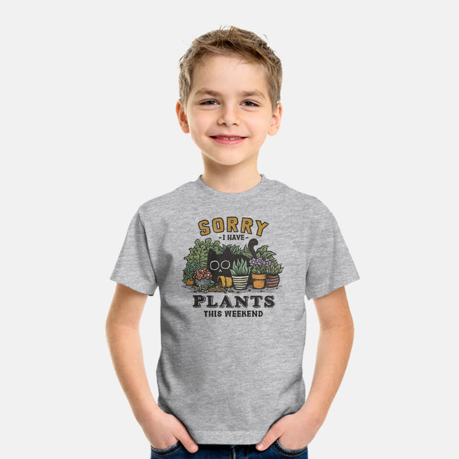 I Have Plants This Weekend-Youth-Basic-Tee-kg07