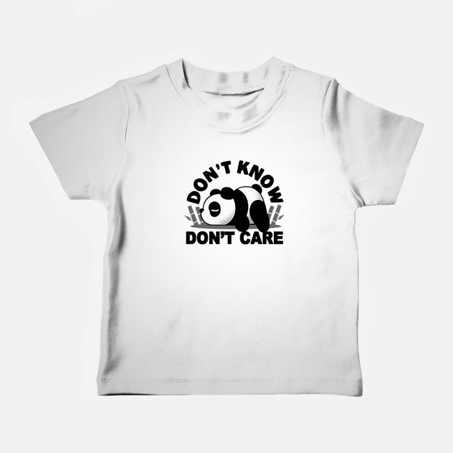 Don't Know Don't Care-Baby-Basic-Tee-Vallina84