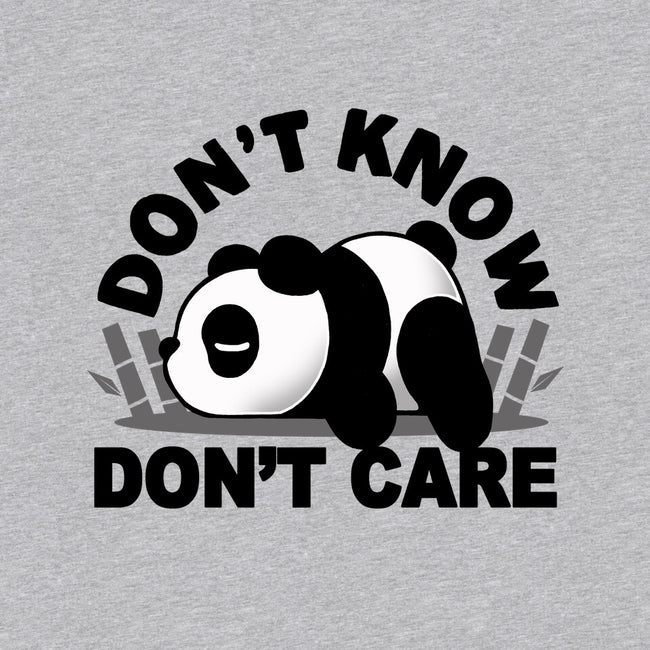 Don't Know Don't Care-Unisex-Basic-Tee-Vallina84